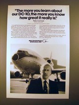 1980 McDonnell Douglas DC-10 Plane Ad w/ Pete Conrad - £14.50 GBP