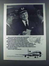 1981 Delta Airlines Ad - Curtis George, Captain - £14.81 GBP