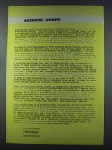 1981 Hughes Aircraft Ad - A New Atomic Clock - $18.49