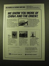 1984 Northwest Orient Airlines Ad - More of China - £14.55 GBP