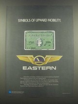 1985 Eastern Airlines & American Express Ad - Symbols of Upward Mobility - £14.55 GBP