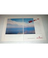 1986 Air Canada Ad - How Far Do You Go - £14.78 GBP