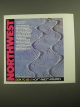1987 Northwest Airlines Ad - Northwest Territory - $18.49