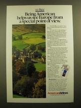 1988 American Airlines Ad - See Europe From a Special Point of View - £14.48 GBP