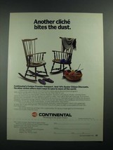 1988 Continental Airlines Ad - Another Cliche Bites the Dust - £14.54 GBP