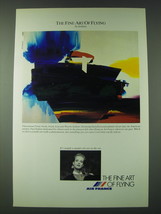 1989 Air France Ad - art by Jenkins - The Fine art of Flying - £14.42 GBP