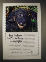 1994 Delta Airlines Ad - Predators are Prey to Changes - £14.61 GBP