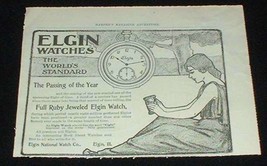 1899 Elgin Watch Ad, The World&#39;s Standard!!! - £14.54 GBP