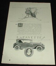 1923 Lafayette Car Ad, Pirate Ship Treasure!! - £14.81 GBP