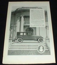 1923 Lafayette Car Ad, Superb Power!! - £14.55 GBP