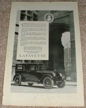 1923 Lafayette Car Ad, Previously Content!! - $18.49