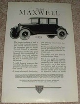 1923 Maxwell 4-passenger Coupe Ad - Push a Success!! - £14.73 GBP