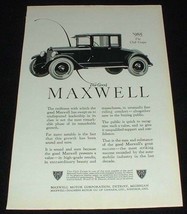 1923 Maxwell Club Coupe Car Ad - Swiftness!! - £14.50 GBP