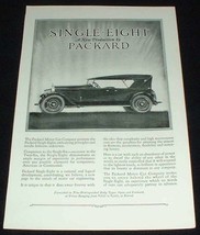 1923 Packard Single Eight Car Ad - A New Production! - £14.49 GBP