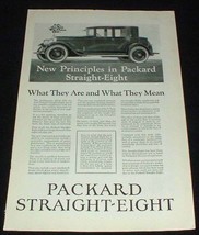 1923 Packard Straight Eight Car Ad - New Principles!! - £14.81 GBP