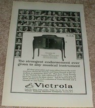 1923 Victor Victrola No.300 Phonograph Ad, w/ Caruso!! - $18.49