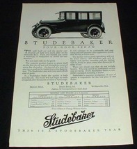 1923 Studebaker Four Door Sedan Car Ad, NICE!! - $18.49