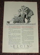 1925 Elgin Watch Ad - Santa Claus&#39; Daughter NICE!! - £14.78 GBP