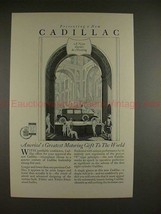 1927 Cadillac Car Ad - Presenting New Luxury Motoring! - $18.49