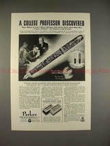 1935 Parker Vacumatic Pen Ad - College Profesor!! - £14.56 GBP