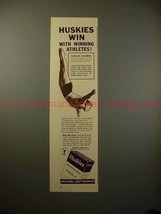 1937 Huskies Cereal Ad w/ Georgia Coleman - Winning!! - £14.59 GBP