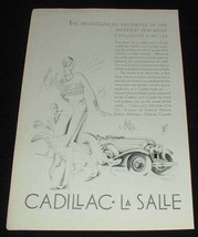 1929 Cadillac LaSalle Ad Pronounced Favorite! - $18.49