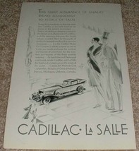 1929 Cadillac LaSalle Ad, Quiet Assurance!! - $18.49