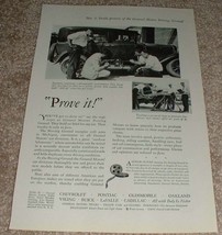 1929 GM Car Proving Ground Ad, Prove It!! - $18.49