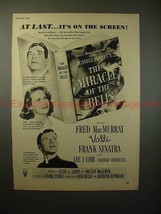 1948 The Miracle of the Bells Movie Ad - Frank Sinatra! - $18.49