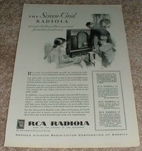 1929 RCA Radiola Screen Grid Radio Ad, Power! - £14.48 GBP