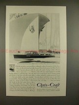 1930 Chris-Craft 26-foot DeLuxe Sedan Boat Ad - NICE! - £14.76 GBP