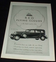 1930 Reo Flying Cloud Eight 5-Psgr Sedan Ad!! - £14.54 GBP
