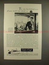 1931 Chris Craft Family Cruisers Boat Ad - World Ahead! - £14.55 GBP