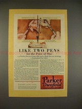 1930 Parker Pocket Duofold Pen Ad - Like Two for One!! - £14.56 GBP