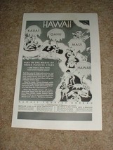 1931 Hawaii Tourist Bureau Ad, Play in Magic! - £14.46 GBP