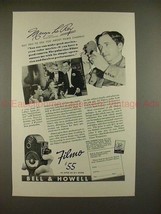 1938 Bell &amp; Howell Filmo Camera Ad w/ Mervyn LeRoy!! - £14.54 GBP
