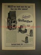 1956 Rollei Rolleiflex f:3.5 Camera Ad - Has Much More! - $18.49