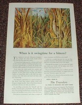 1948 Travelers Insurance Ad, American Bittern NICE!! - $18.49