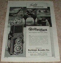 1949 Rollei Rolleiflex Camera Ad, Truly Versatile NICE! - $18.49