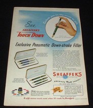 1949 Sheaffer&#39;s Threesome Pen Set Ad, NICE!!! - $18.49