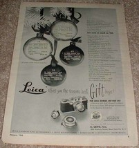 1950 Leica Camera Ad, Seasons Best Gift Buys! - £14.72 GBP