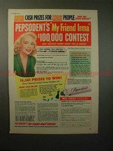 1950 Pepsodent Ad w/ Marie Wilson - My Friend Irma!! - £14.72 GBP