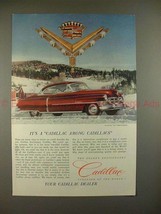 1952 Cadillac Golden Anniversary Car Ad - NICE!! - $18.49