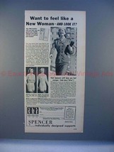 1952 Spencer Body & Breast Supports Girdle Ad, Feel New - £14.48 GBP