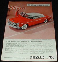 1955 Chrysler Windsor Deluxe Nassau Ad, NICE! - £14.78 GBP