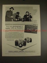 1955 Exakta VX and Exa Camera Ad - Photograph it Easier - £14.45 GBP