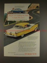 1956 Ford Customline &amp; Fairlane Fordor Victoria Car Ad! - £14.78 GBP