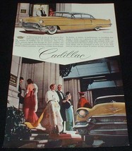 1956 Gold Cadillac Car Ad, NICE!!! - £14.77 GBP