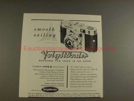 1956 Voigtlander Vito B Camera Ad - Smooth Sailing!! - $18.49