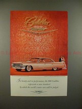 1961 Cadillac Car Ad - In Beauty and Peformance - NICE! - $18.49